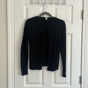 Black jcrew cardigan